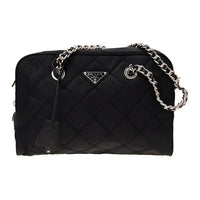 PRADA Nylon Shoulder Bag Women's Black