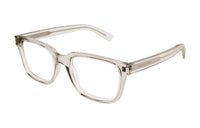 SAINT LAURENT Transparent Rectangle frame Glasses