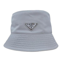 PRADA Nylon Bucket Hats Women's Gray