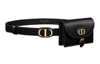 DIOR Leather Belts Women's Black