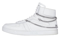 CELINE High-Top Stylish Skateboarding Shoes Men's White