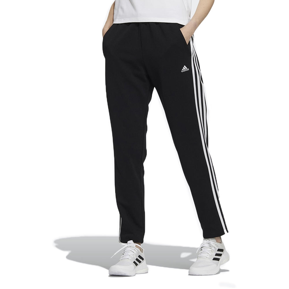 (WMNS) adidas 3-Stripes Doubleknit Track Pants Asia Sizing 'Black' H29510