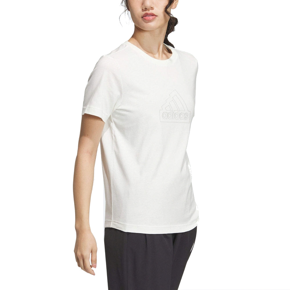 (WMNS) adidas Tech Bos T-Shirt Asia Sizing 'White' IM8840