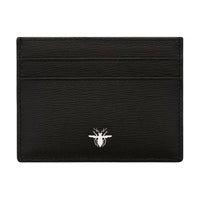 DIOR Calfskin Card Sleeve Card Holder Card Case Unisex Black