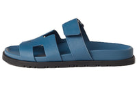 HERMES Chypre Stylish Sandals Women's Blue