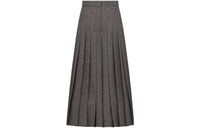 DIOR Casual Long Skirts Women's Gray