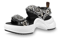 LOUIS VUITTON Archlight Sandals 'Black White Monogram' Women's