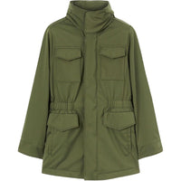 Loro Piana FW24 Jackets Coats Lichen Dark Green Kids'
