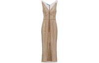 PRADA Sequinned Tulle Midi Dress