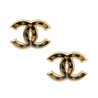 CHANEL Alloy Stud Earrings Women's