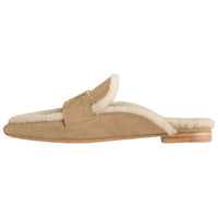 LOUIS VUITTON Capri Wrap-toe Slippers Women's Khaki