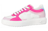 LOUIS VUITTON Time Out Stylish Skateboarding Shoes Women's Red White