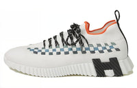 HERMES Fle Low-Top Casual Shoes Men's White