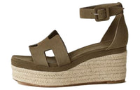 HERMES Elda Strap Sandals Women's Jasper