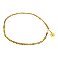CHANEL 1982 Medallion Leather and chain Belt