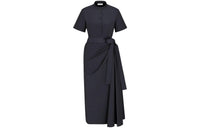 DIOR Short Sleeved Dresses Women's Black