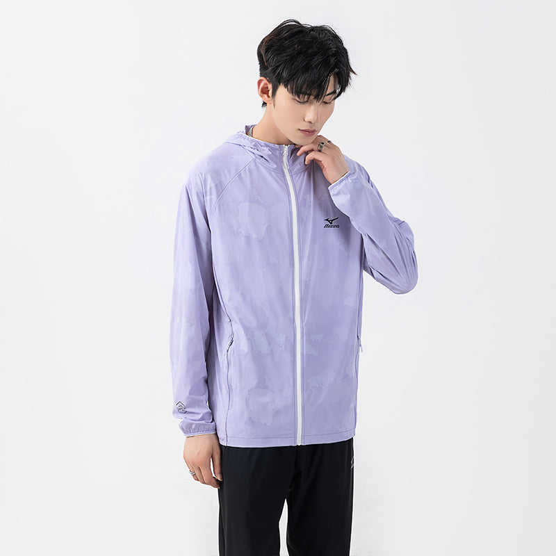 Mizuno UPF50+Logo Outdoor Jacket 'Purple' A2CE3126