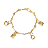 Loro Piana Brass Bracelets Women's Gold