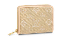 LOUIS VUITTON Zippy Coin Purse Beige