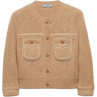 PRADA Jackets Coats Women's Light Beige