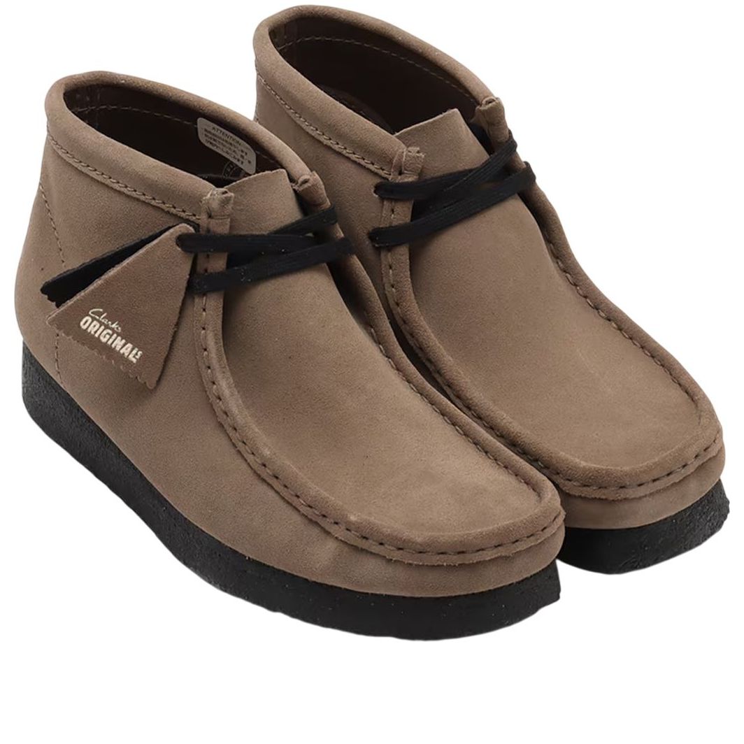 Clarks Wallabee Boots 'Dark Suede Grey' 26179322