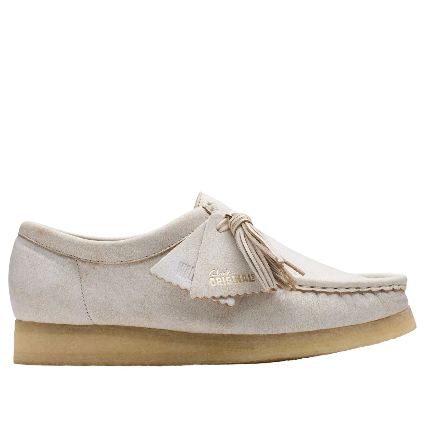(WMNS) Clarks Wallabee 'White' 26181115