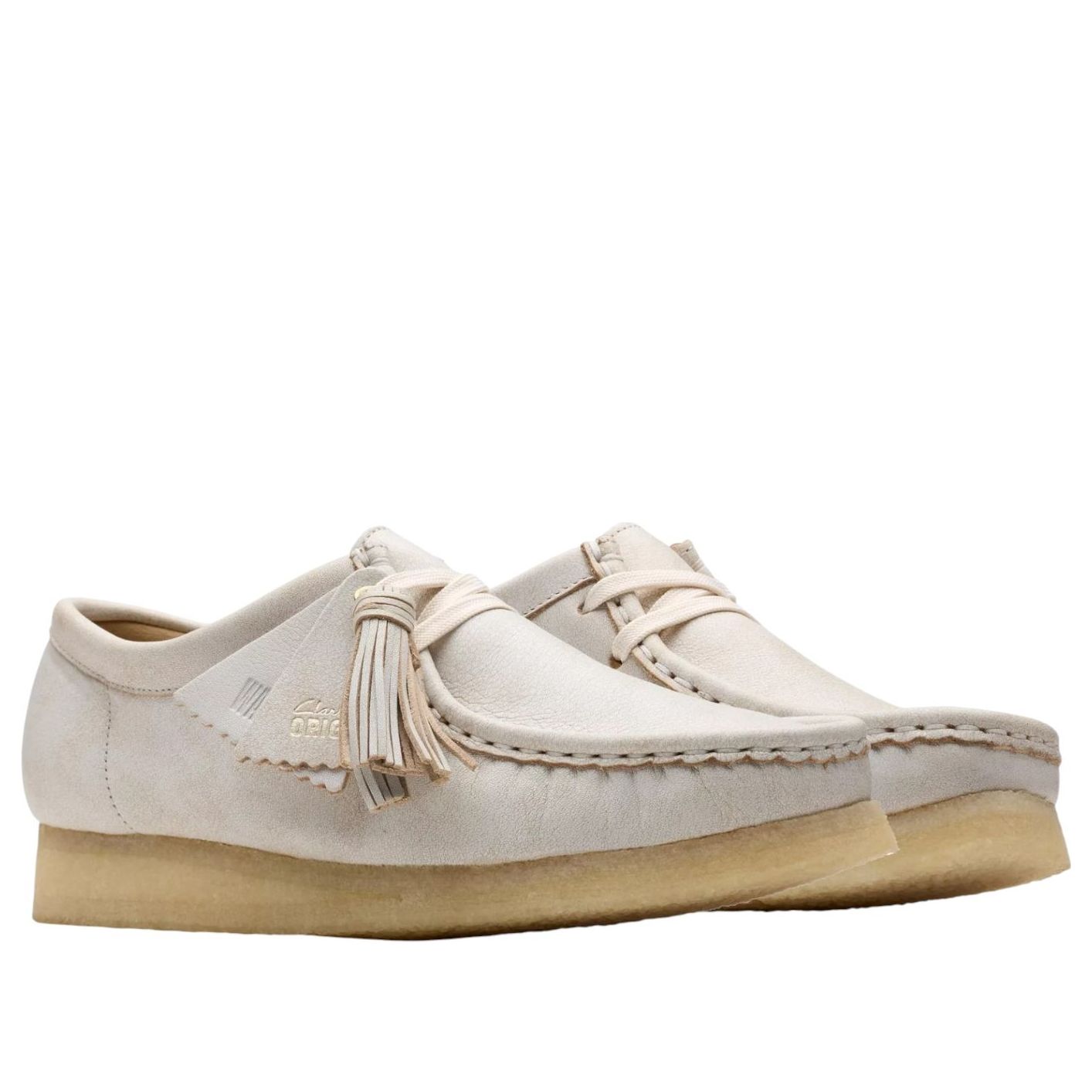 (WMNS) Clarks Wallabee 'White' 26181115