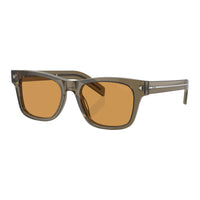 PRADA Striped Metal Detail Rectangle-frame Sunglasses