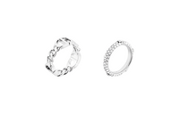 DIOR Metal Rings Women's Silver