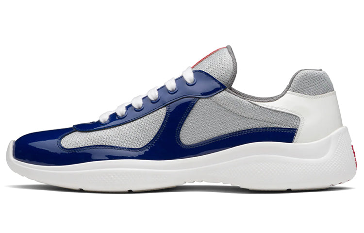 PRADA America's Cup Casual Shoes Men Low-Top Ink Blue/White
