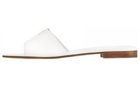 LOUIS VUITTON Capri Slip-Resistant Slide Slippers Women's White