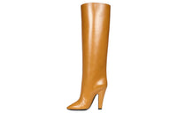 SAINT LAURENT Tube Pointed Toe Boots Women's