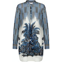 DIOR Quarterly New Products Shirts Women's Marine Blue