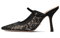 DIOR Capture Wrap-toe Slippers Women's Black