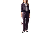 CHANEL Casual Pants Women's Purple
