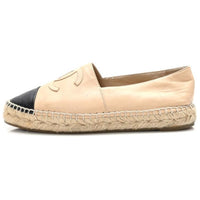 CHANEL Casual Single Shoes Women's Yellow Black