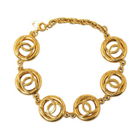 CHANEL 1982 Cc Chain Bracelet