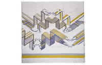 HERMES Silk Scarves Women's Gray