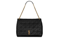 SAINT LAURENT Jamie Sheepskin Handbag Shoulder Bag Women's Black