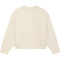 CELINE Oversized Crew Neck Sweater In Cashmere Aran
