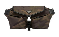 PRADA Re-Nylon Recycled Polyamide Fanny Pack Men's Dark Brown