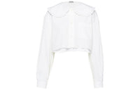 MIU MIU Crop Tops Women's White