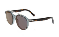 DIOR Irregular Shape Sunglasses Men's Tortoiseshell