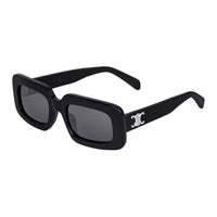 CELINE Acetate Rectangular Sunglasses Men's Black