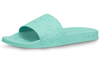 LOUIS VUITTON Waterfront EVA Abrasion-Resistant Slide Slippers Men's Green
