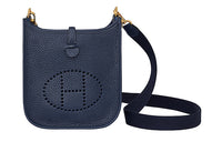 HERMES Evelyne Cow Leather Handbag, Crossbody Bag, Shoulder Bag Unisex