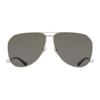 SAINT LAURENT Eyewear Logo engraved Pilot frame Sunglasses