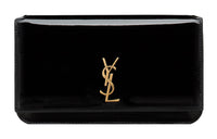 SAINT LAURENT Monogram Calfskin One Shoulder Crossbody Cell Phone Pouch Women's Black