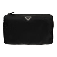 PRADA Nylon Clutch Regular Women's Black