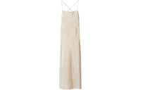 MIU MIU Long Mesh Dress Slip Dress Women's White